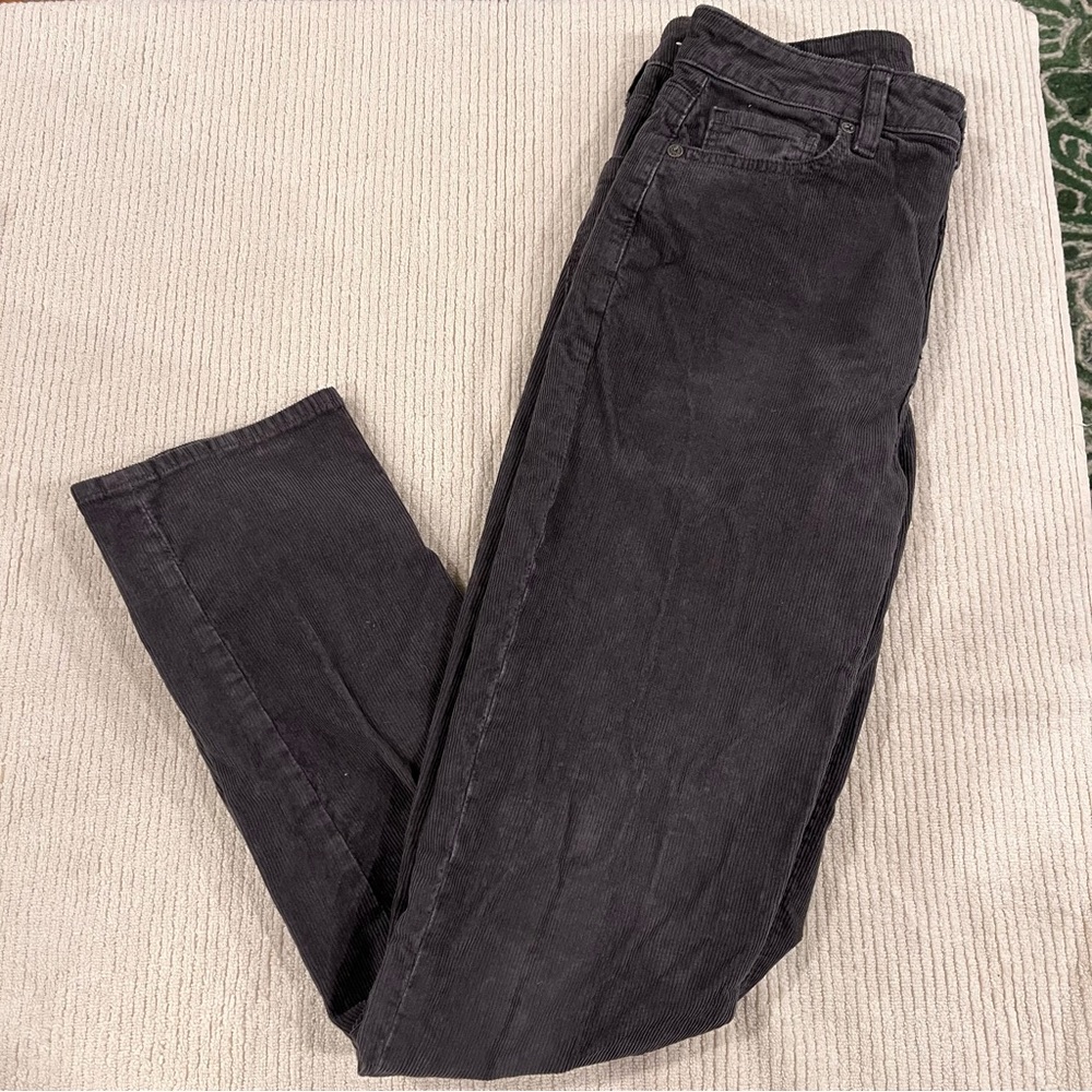 American Eagle Outfitters Charcoal Corduroy Pants